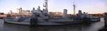 HMS Belfast on River Thames, London